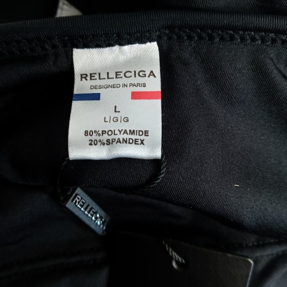 RELLECIGA Black Deep V One Piece Swimsuit - Picture 9 of 10